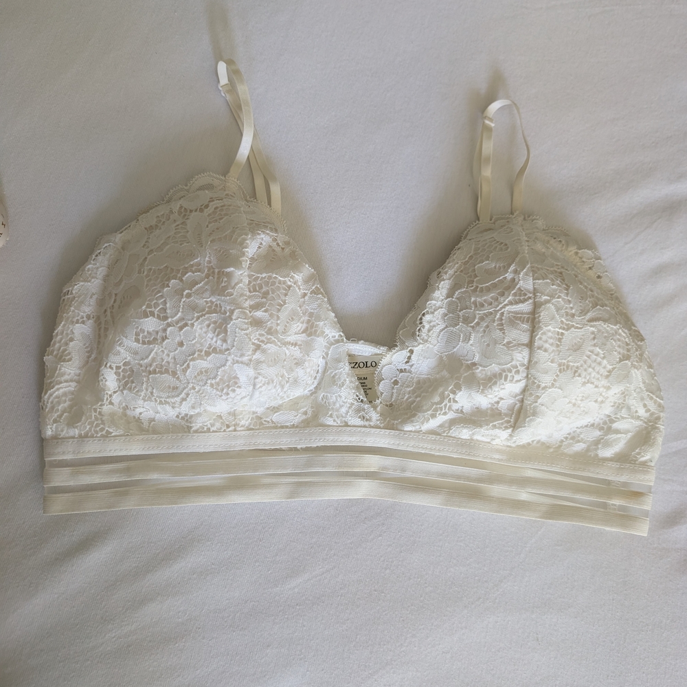 Lace Bralette - White